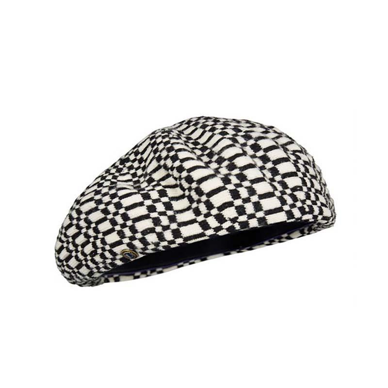  Black and white beret Brands Laulhere
